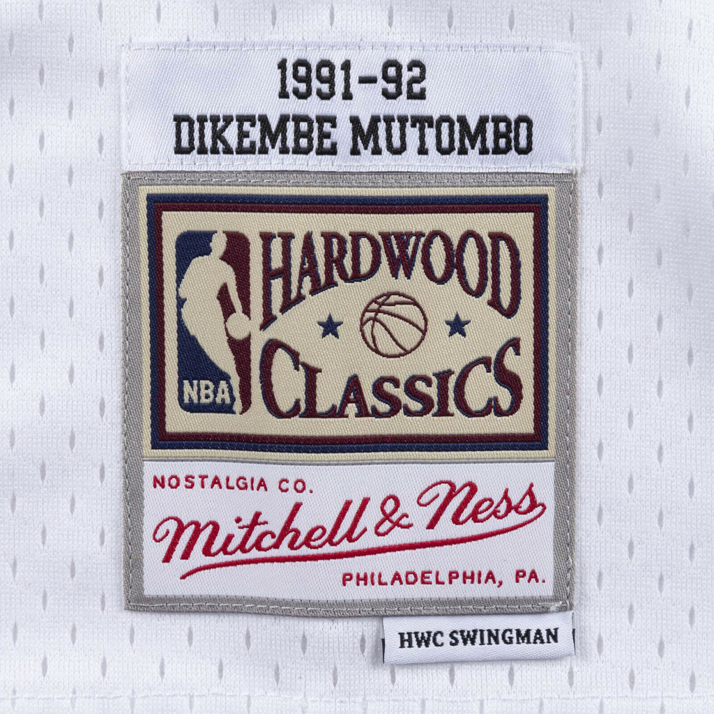 Men's Denver Nuggets Dikembe Mutombo Mitchell & Ness Royal Big & Tall  Hardwood Classics Jersey