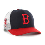 Boston Red Sox B '47 Brand MLB Cooperstown Trucker Adjustable Strapback Hat