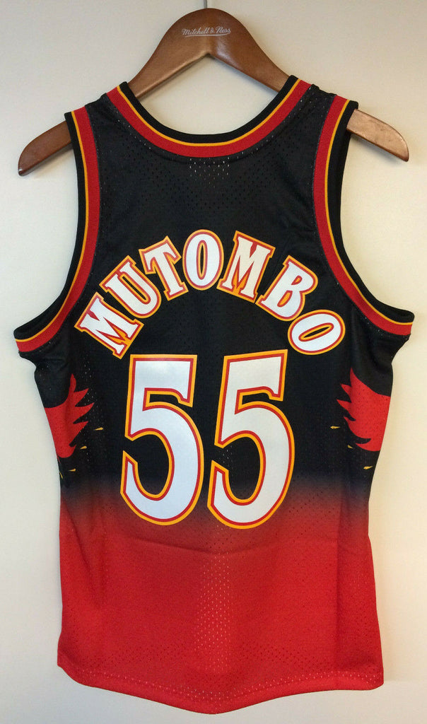 Dikembe Mutombo Atlanta Hawks 1996-1997 Authentic Jersey - Rare