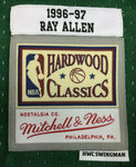 Ray Allen Milwaukee Bucks Mitchell & Ness NBA Authentic Jersey 1996-1997 Rookie