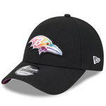 2023 Baltimore Ravens New Era NFL Crucial Catch 9FORTY Black Adjustable Hat