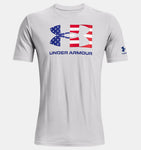 Under Armour Mens UA Freedom Big Flag Logo Lockup T-shirt Graphic Short Sleeve