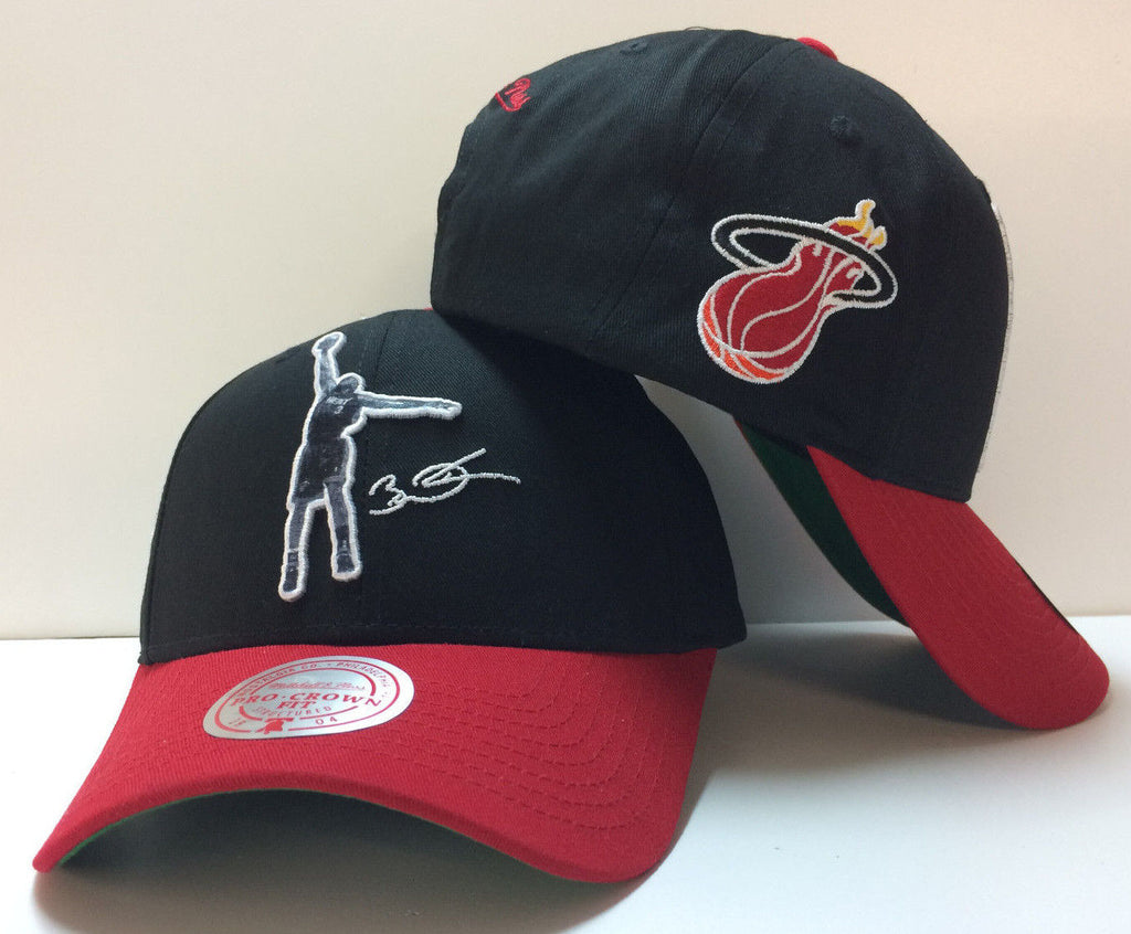Miami Heat Logo NBA Mitchell & Ness SnapBack Adjustable Hat
