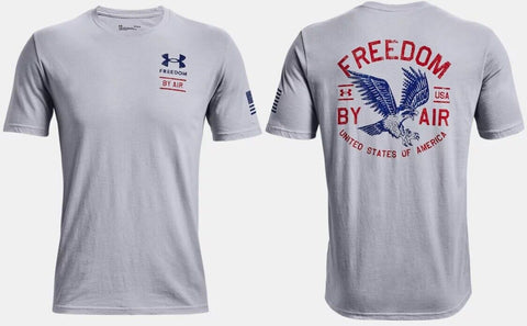 Under Armour Mens UA Freedom By Air Logo Short Sleeve Graphic T-Shirt SS Tee