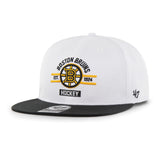 2024 BOSTON BRUINS WHITE CLAUDE 47 CAPTAIN ADJUSTABLE SNAPBACK