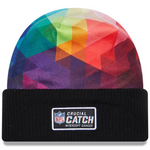 Men's Tampa Bay Buccaneers New Era Black 2023 NFL Crucial Catch Cuffed Knit Hat