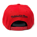2022 Chicago Bulls Mitchell & Ness NBA Snapback Hat 2Tone Red/Black Adjust Cap