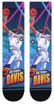 Anthony Davis Los Angeles Lakers LA Stance NBA Fast Break Socks Large Mens 9-13