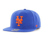 New York Mets 47 Brand MLB Captain Adjustable Snapback Hat Blue