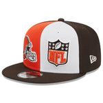 2023 Clevland Browns New Era 9FIFTY NFL On-Field Sideline Snapback Hat Cap