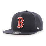 Boston Red Sox B '47 Brand MLB Navy Captain Adjustable Strapback Hat