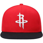 2022 Houston Rockets Mitchell & Ness NBA Snapback Hat 2Tone Adjustable Cap Flat