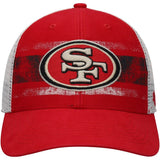 2024 Men's '47 Red San Sanfrancisco 49ers Interlude MVP Trucker Snapback Hat
