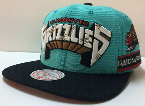 Vancouver Grizzlies Mitchell & Ness NBA Snapback Hat RARE Cap Memphis Shorts