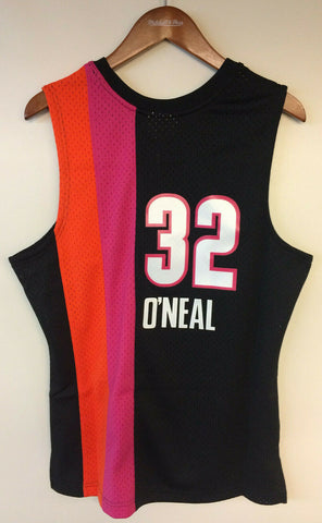 Shaquille O'Neal Miami Heat Mitchell & Ness Hardwood Classics Swingman  Jersey - Black
