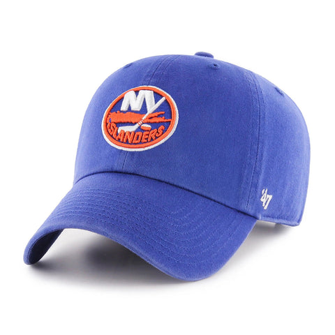 2022 New York Islanders '47 Brand NHL Clean Up Adjustable Strapback Hat Dad Cap