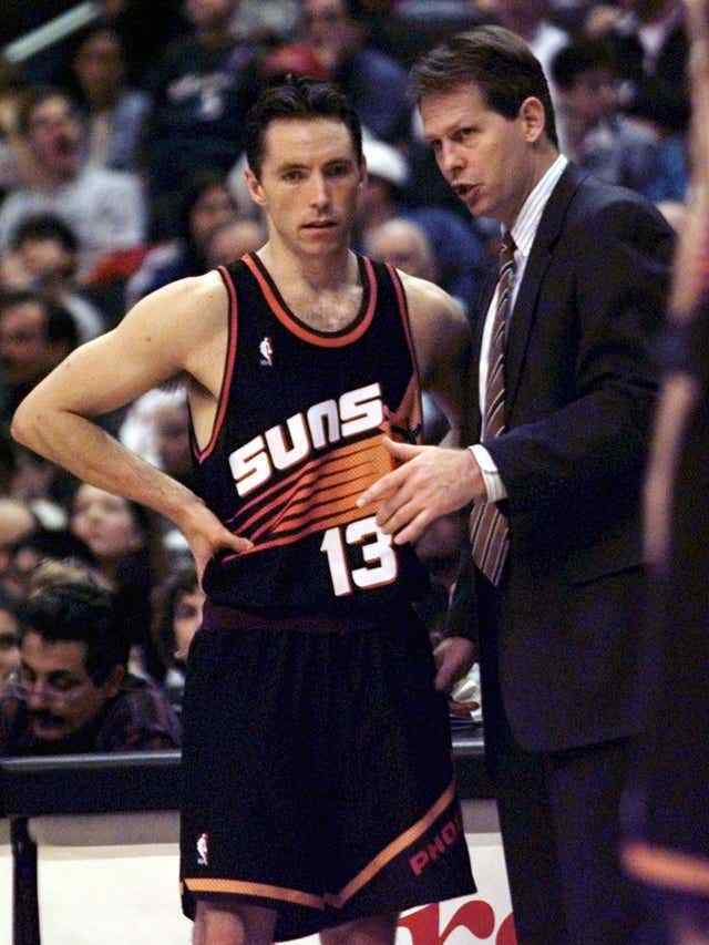 Reebok authentic Phoenix Suns Steve Nash NBA jersey