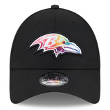 2023 Baltimore Ravens New Era NFL Crucial Catch 9FORTY Black Adjustable Hat