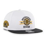 2024 BOSTON BRUINS WHITE CLAUDE 47 CAPTAIN ADJUSTABLE SNAPBACK