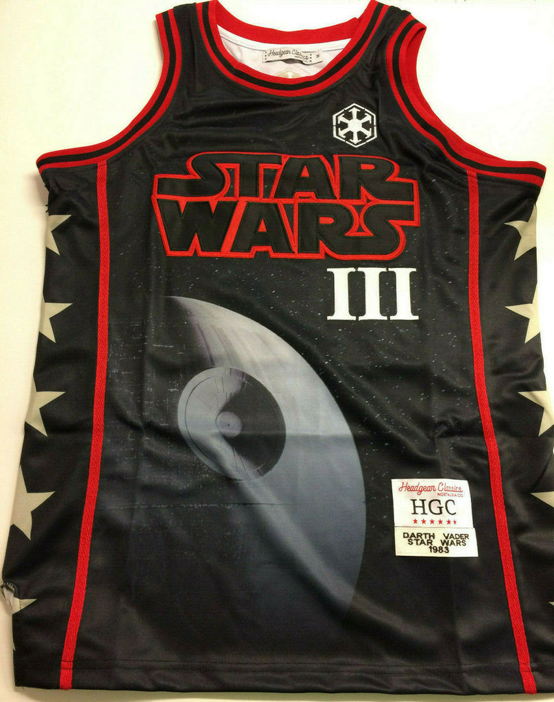 Star Wars Men's Headgear Classics Embroidered Basketball Jersey (Small,  Darth Vader) 