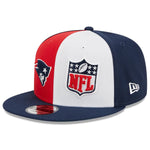 2023 New England Patriots New Era 9FIFTY NFL On-Field Sideline Snapback Hat Cap