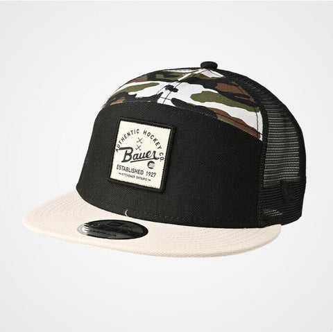 2023 Bauer New Era 9FIFTY Camo Patch Snapback Hat Cap