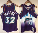 Karl Malone Utah Jazz Mitchell & Ness 1996-1997 Mountains Authentic Jersey