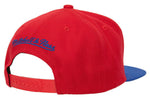 Los Angeles Clippers LA Mitchell & Ness NBA Snapback Hat Cap 2Tone Flat Brim