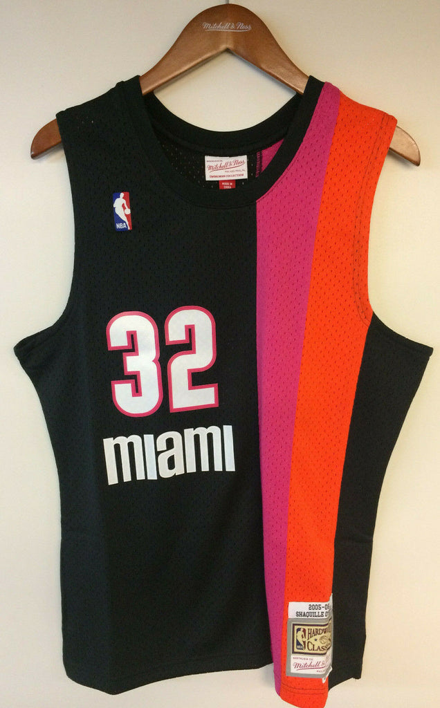 Shop Mitchell & Ness Miami Heat Shaquille O'Neal 2005-2006 Swingman Jersey  SMJYCP19243-MHEBLCK05SON black