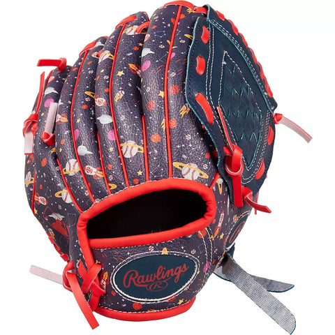 Rawlings MLB Players Series 10" Youth glove with ball :  Ages 3-6 Right Hand