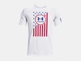 Under Armour Mens UA Freedom Chest Flag USA Logo Short Sleeve Graphic T-Shirt SS