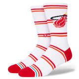 Miami Heat Stance NBA HWC Hardwood Classics Crew Socks Large Men 9-13