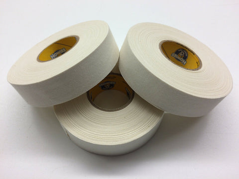 White Hockey Tape - 1" x 24 Yards - 3 Rolls - Howies Hockey Tape Grip