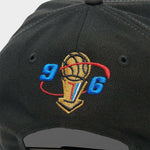 Chicago Bulls Mitchell & Ness Snapback Hat 1996 NBA Finals Champions Cap Black