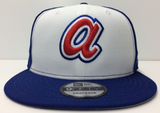 Atlanta Braves New Era 9FIFTY Cooperstown Snapback Hat Cap 950 Retro