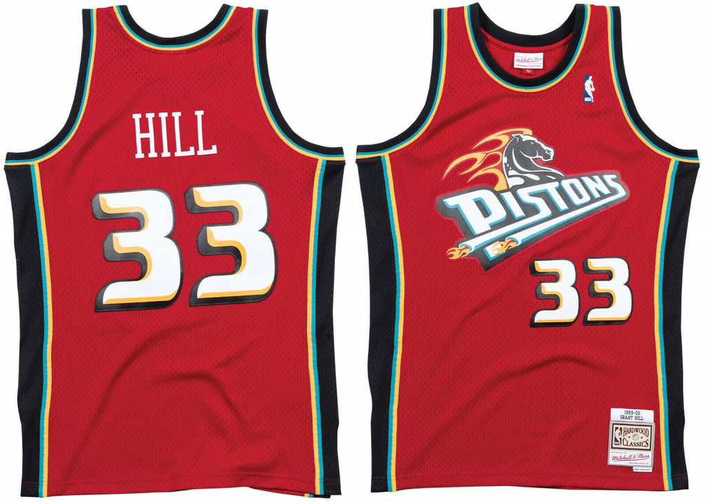 Grant Hill Detroit Pistons Mitchell & Ness 1999-00 Hardwood Classics  Swingman Jersey - Red