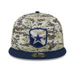 2023 Men's New Era Stone Dallas Cowboys 2023 Salute To Service 9FIFTY hat