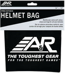 A&R Pro-Stock Hockey Helmet Bag Black Fits All Size Player/Goalie Velour
