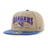 2024 NEW YORK RANGERS VINTAGE KHAKI 47 CAPTAIN ADJUSTABLE SNAPBACK