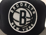 Brooklyn Nets Mitchell & Ness NBA Snapback Hat Nets Ball Logo Cap Flat Brim