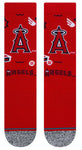 2022 Los Angeles Angels LA Stance MLB Landmark Baseball Socks Large Men's 9-13
