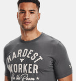 Under Armour Men's UA Project Rock Hardest Worker T-Shirt Dwayne "Rock" Johnson