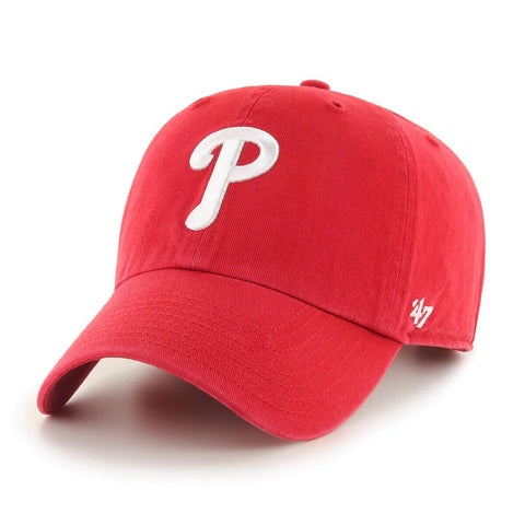 Philadelphia Phillies '47 Brand MLB Clean Up Adjustable Strapback Dad Hat