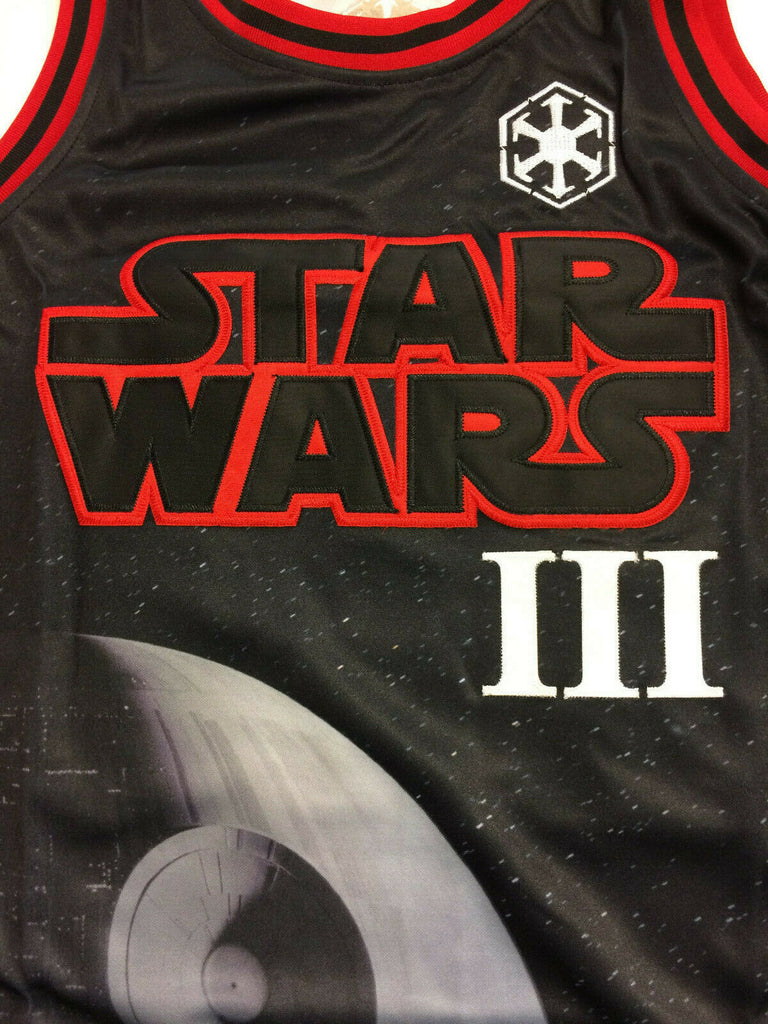Star Wars Men's Headgear Classics Embroidered Basketball Jersey