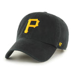 2024 PITTSBURGH PIRATES BLACK 47 CLEAN UP ADJUSTABLE SNAPBACK DAD CAP