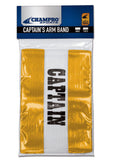 Champro Adult Soccer Captain's Arm Band - Black, Red, Yellow or Blue Captain