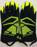 Cutters Men's Rev 4.0 Football Gloves Running Back Defensive Back Gloves Grip