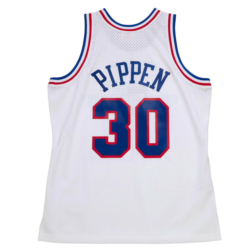 1992 NBA All-Star Game Scottie Pippen #30 Mitchell & Ness White