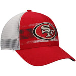 2024 Men's '47 Red San Sanfrancisco 49ers Interlude MVP Trucker Snapback Hat