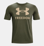 Under Armour Mens UA Freedom Big Flag Logo Short Sleeve Graphic T-Shirt SS Tee